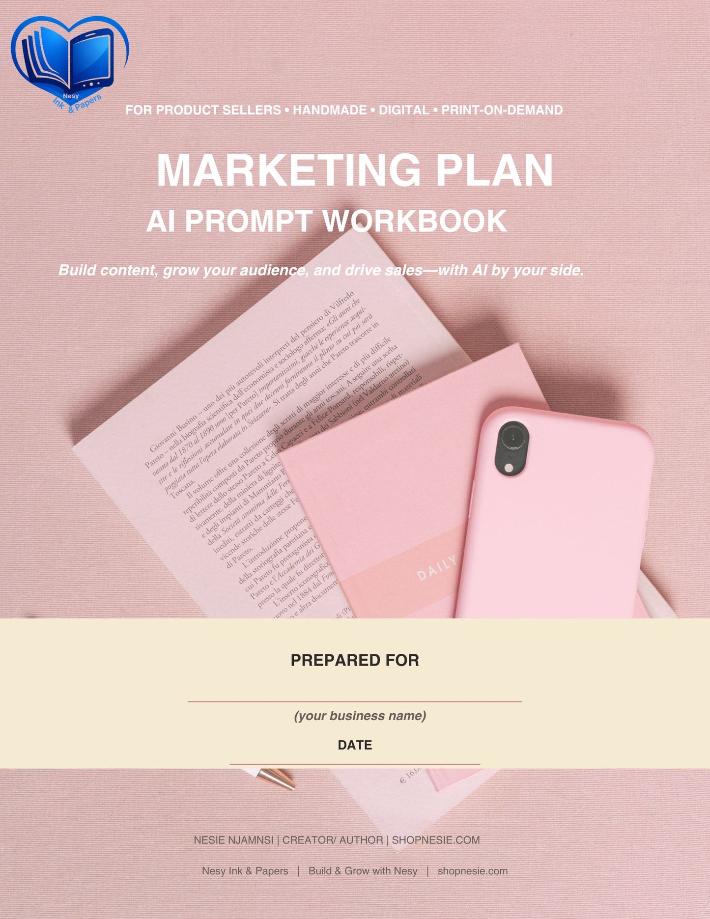 Product Seller's Success Toolkit | 3-Workbook Bundle: Business, Marketing & Financial Plans