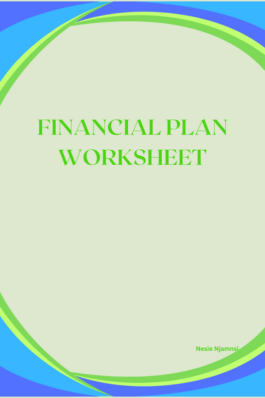 FINANCIAL PLAN WORKSHEET