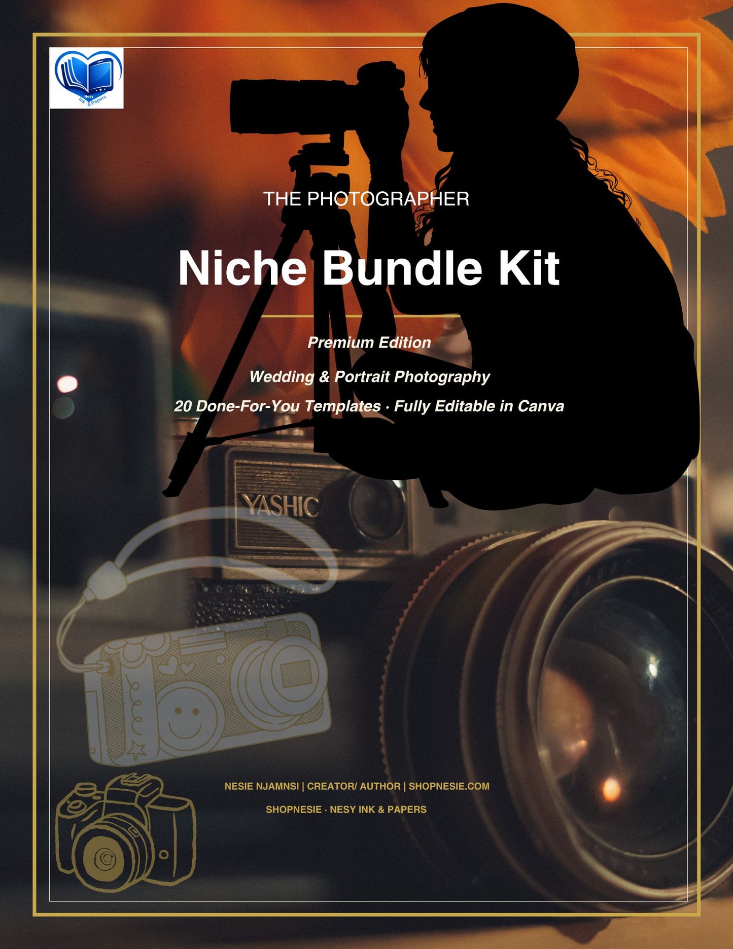 Photographer Business Templates Bundle | 20 Canva Wedding & Portrait Forms, Contracts, Pricing Guides