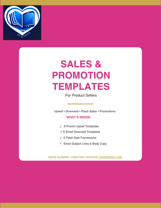 Sales & Promotion Templates for Product Sellers | Upsell Downsell Flash Sales