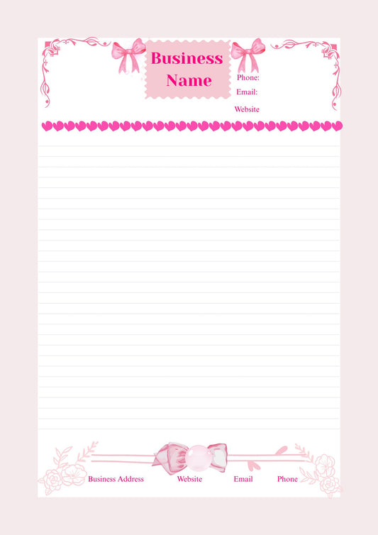 BUSINESS LETTERHEAD TEMPLATE