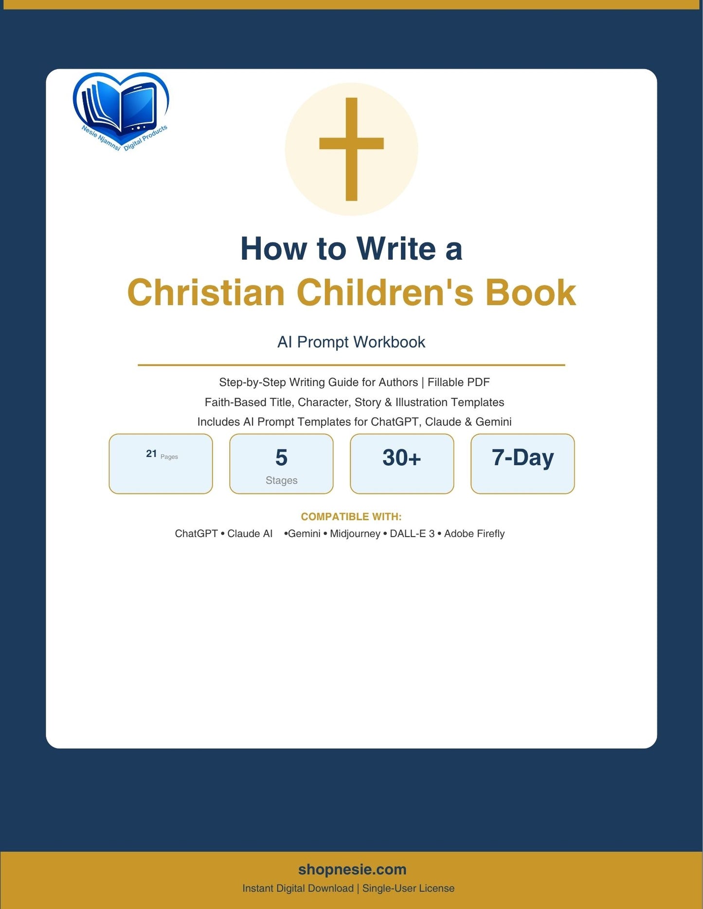 The Spirit-Led Author: AI Prompt Workbook for Writing Christian Children's Books