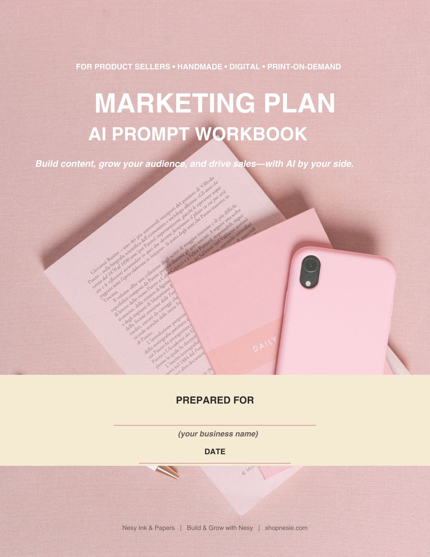 Product Seller's Success Toolkit | 3-Workbook Bundle: Business, Marketing & Financial Plans