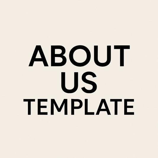 “ABOUT US” TEMPLATE