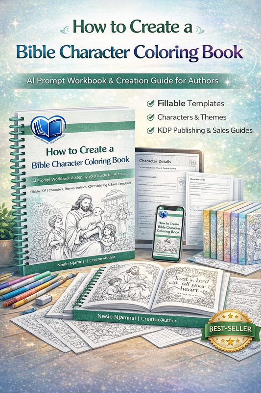How to Create a Bible Character Coloring Book — AI Prompt Workbook