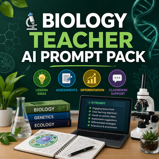 Biology Teacher AI Prompt Pack