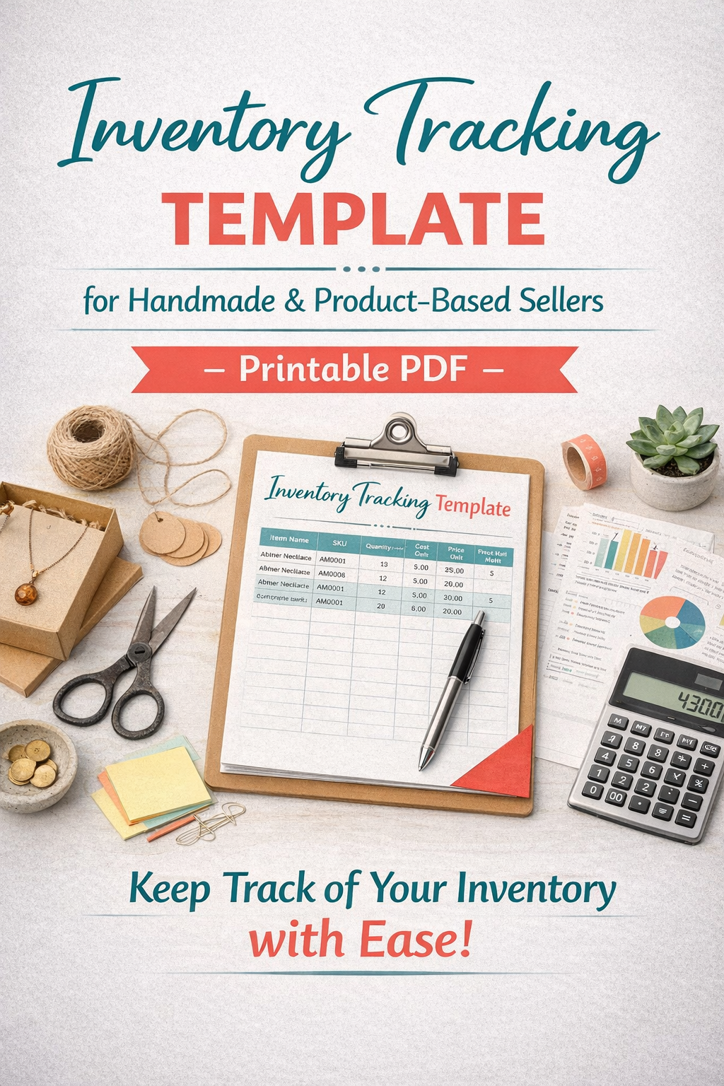 The Complete Product-Based Business Toolkit — 5-Workbook Bundle for Handmade & Etsy Sellers